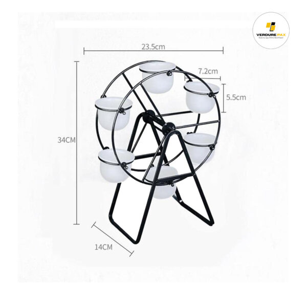 VERDURE PAX Revolving Wheel Planter Stands Set - Image 2