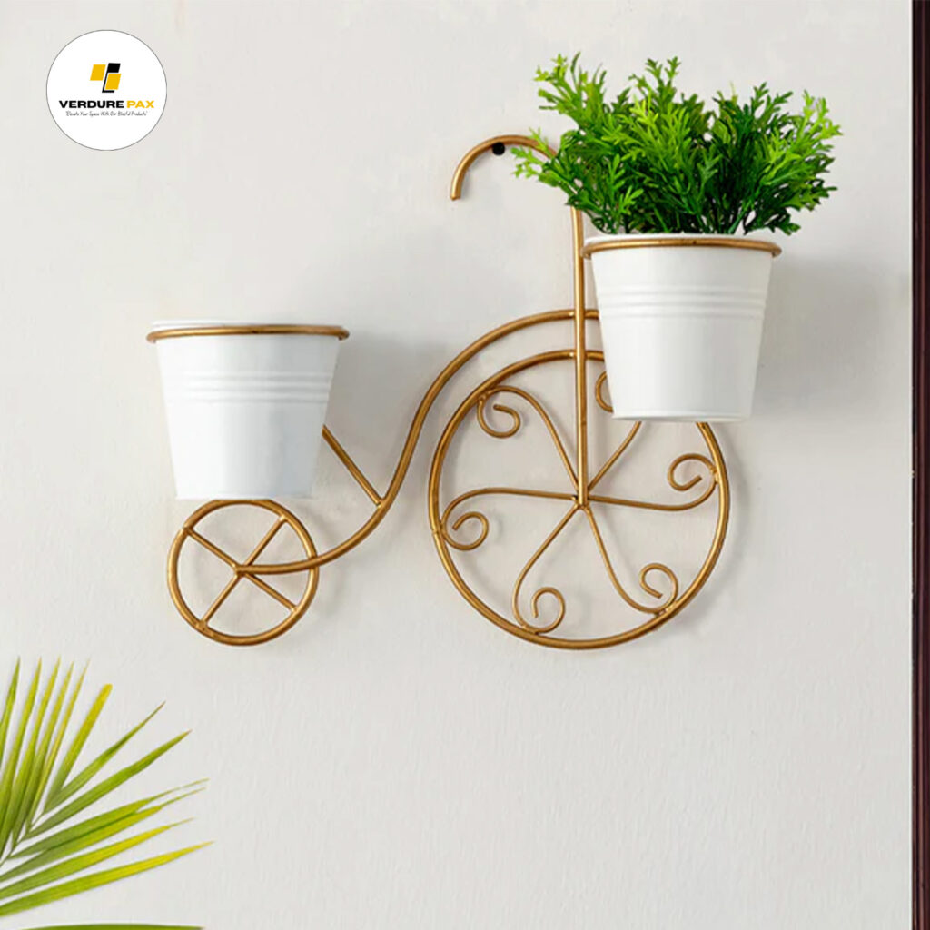 cycle type wall mount planter stand