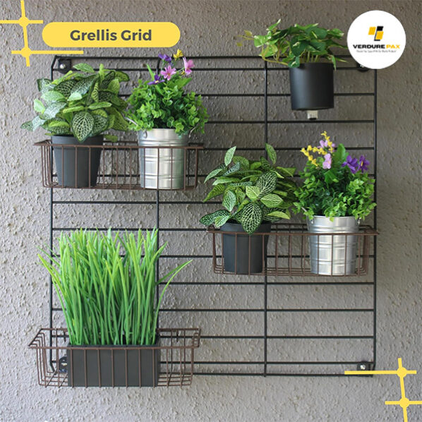 VERDURE PAX Steel Wall Mounted Plant Stand Holder Hanger Rack, Wall Mounting Planter Stand For Living Room Hanging Pots in Balcony Garden, Indoor Outdoor Decor - (Black, Set of 2) - Image 8