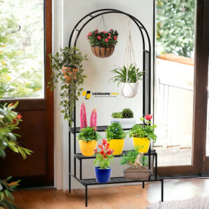 VERDURE PAX ARCH TYPE MULTI PLANTER METAL POT STAND
