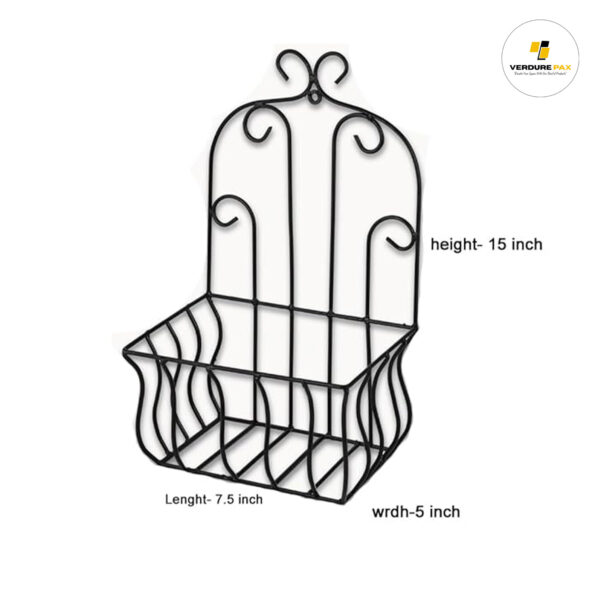 VERDURE PAX WALL FEMININE HANGING METAL POT STAND - Image 3