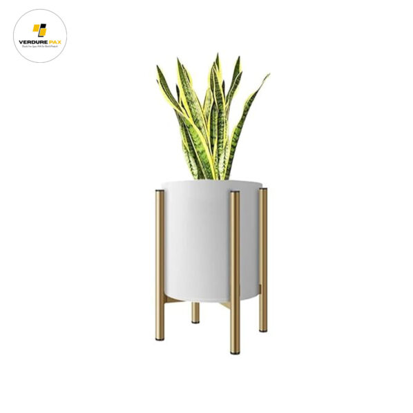 VERDURE PAX Modern Metal Floor Flower Stands Planters for Living Room Bedroom Display Plant Stands For Indoor - Outdoor Balcony Plants Stand - Image 3