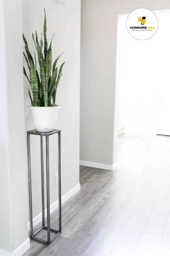 VERDURE PAX  Modern Metal Minimal Accent Square Frame Plant Stand Pedestal Table Decor Mid Century by Verdure pax - Image 3