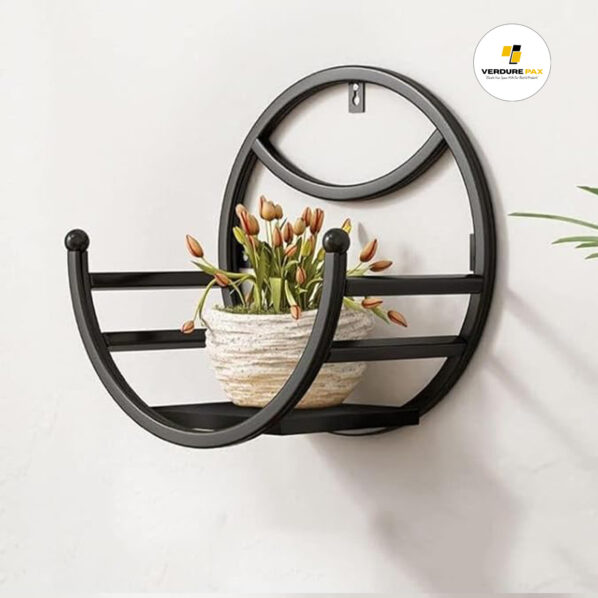 VERDURE PAX Impex Run Wall Mounted Hanging Planter For Balcony Pot Stand Hanging Plant Flower Pot Stand Holder (Multicolour) - Image 3