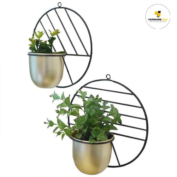 VERDURE PAX Metal Wall Mount Planter Stand Flower Pot Stand Plant Holder  - Image 3