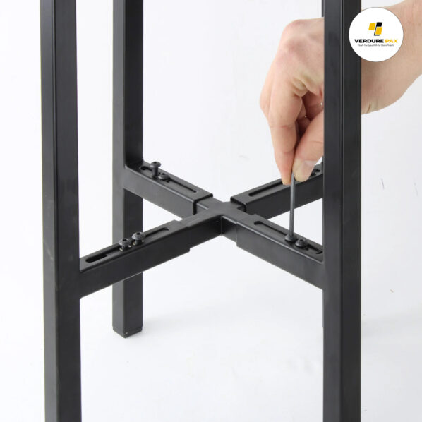 VERDURE PAX Design plant stand X-FORM metal size-adjustable flower staircase for plant pots from 20-32.5 cm diameter flower stand indoor/outdoor - Image 4