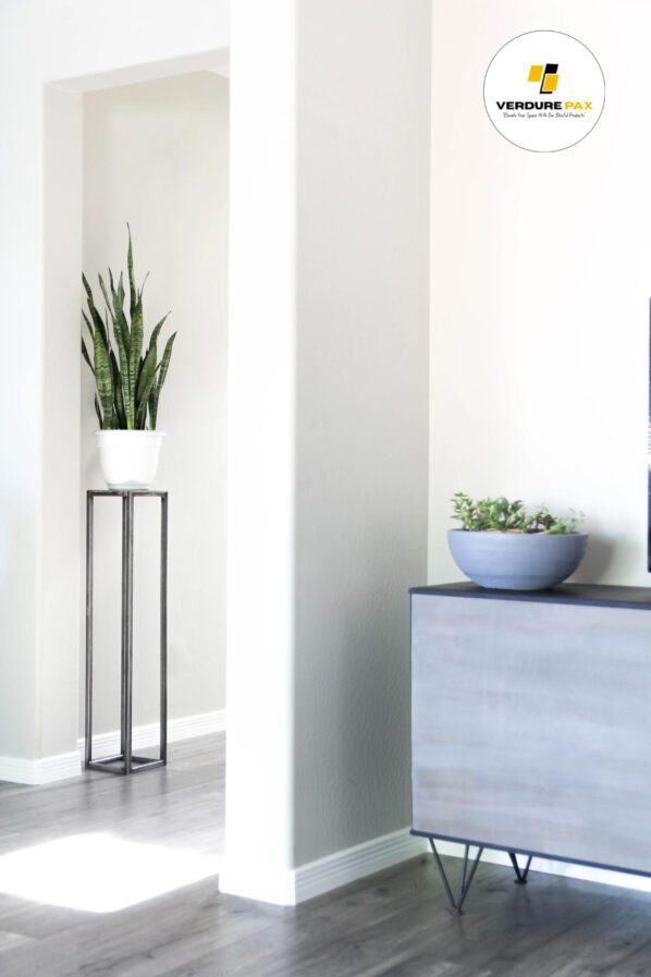 VERDURE PAX  Modern Metal Minimal Accent Square Frame Plant Stand Pedestal Table Decor Mid Century by Verdure pax - Image 4