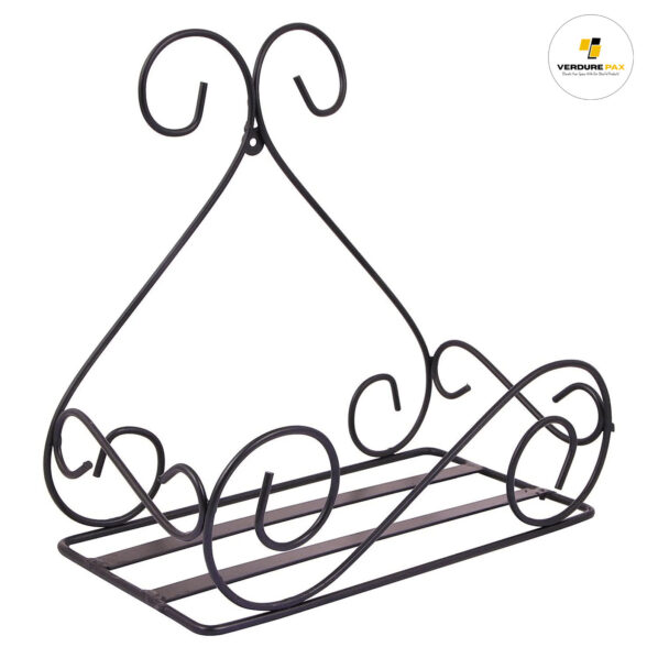 VERDURE PAX Cruse Wall Hanging Planter Stand Flower Pot Stand for Balcony Living Room Outdoor Indoor Grill Rack - Image 4