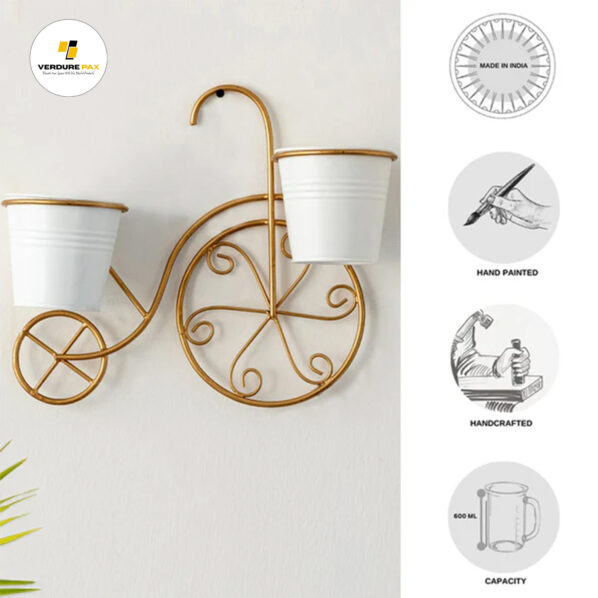 VERDURE PAX cycle type wall mount planter stand - Image 4