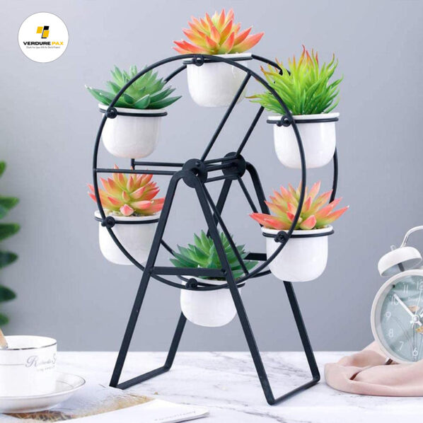 VERDURE PAX Revolving Wheel Planter Stands Set - Image 5
