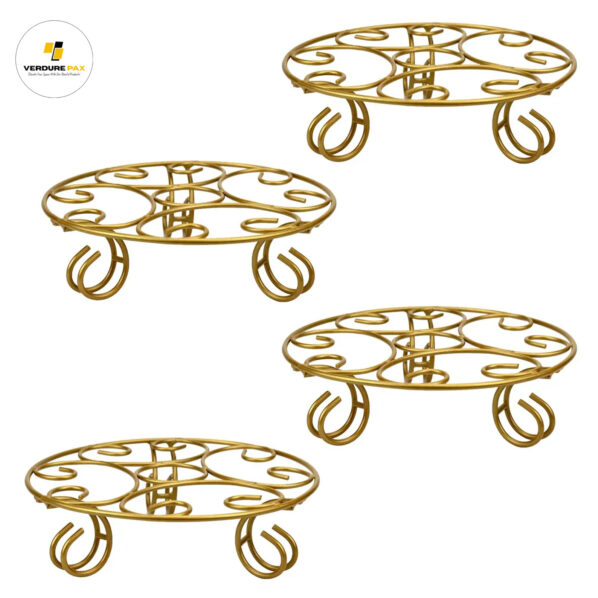 VERDURE PAX FLOARE GOLDEN STAND FOR BALCONY AND GARDEN - Image 5