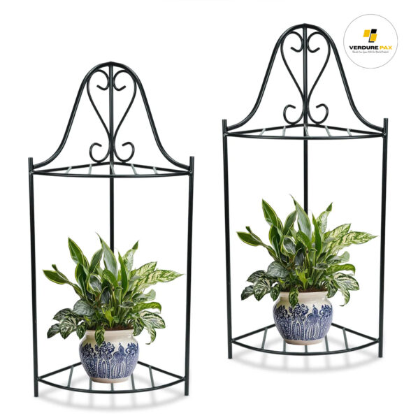 VERDURE PAX CORNER METAL POT STAND - Image 5