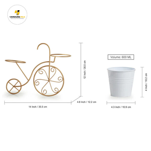 VERDURE PAX cycle type wall mount planter stand - Image 5