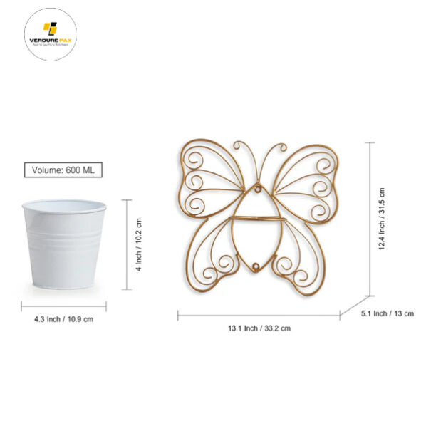 VERDURE PAX Butterfly type wall mount pot hanger - Image 5