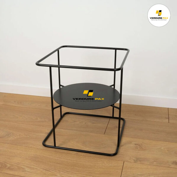 VERDURE PAX solid steel plant stand black or white With out Pot - Image 6
