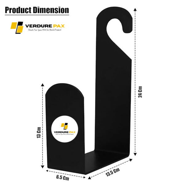 VERDURE PAX Garden Pipe Stand Durable Heavy Duty Wall Mounted Watering Hose Holder Portable Hanger for Backyard and Outdoor - Image 3