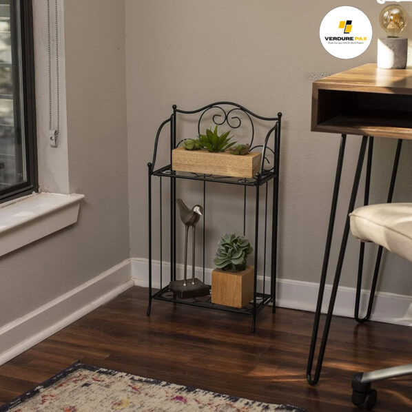 VERDURE PAX TWO TIER TINY METAL PLANT STAND FOR DECOR - Image 7