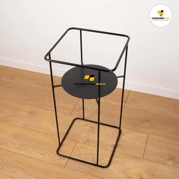 VERDURE PAX solid steel plant stand black or white With out Pot - Image 7