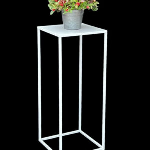 VERDURE PAX Flower Stool Metal White Square