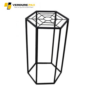 VERDURE PAX Hexagonal Set of 3 Planter Flower Pot Display Plant Stand Step Style for Balcony Garden Indoor Outdoor Corner Shelf Rack