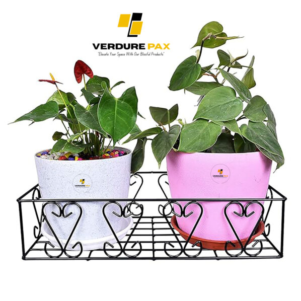 VERDURE PAX Wall Fixing Wall Mounting Plant Planter Pot Stand Bracket For Balcony - Hanging Shelves - Image 4