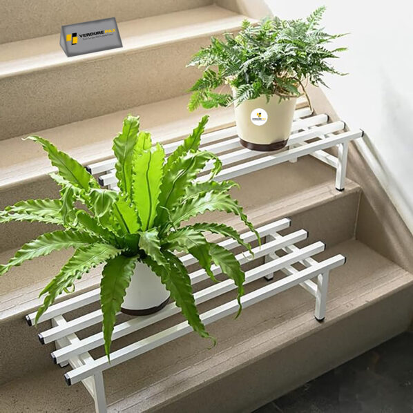 VERDURE PAX  Square Tube Plant Stand  | Heavy Duty Iron Pot Stand for Balcony, Home Decor, Indoor and Outdoor Use - Image 5