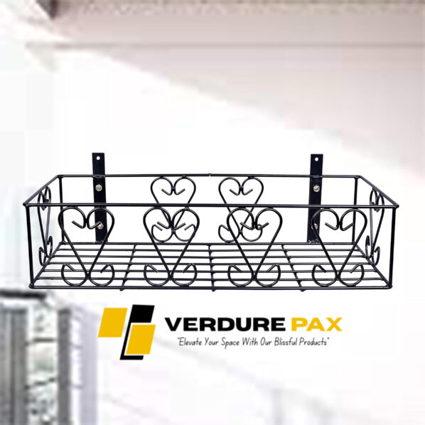 VERDURE PAX Wall Fixing Wall Mounting Plant Planter Pot Stand Bracket For Balcony - Hanging Shelves - Image 2