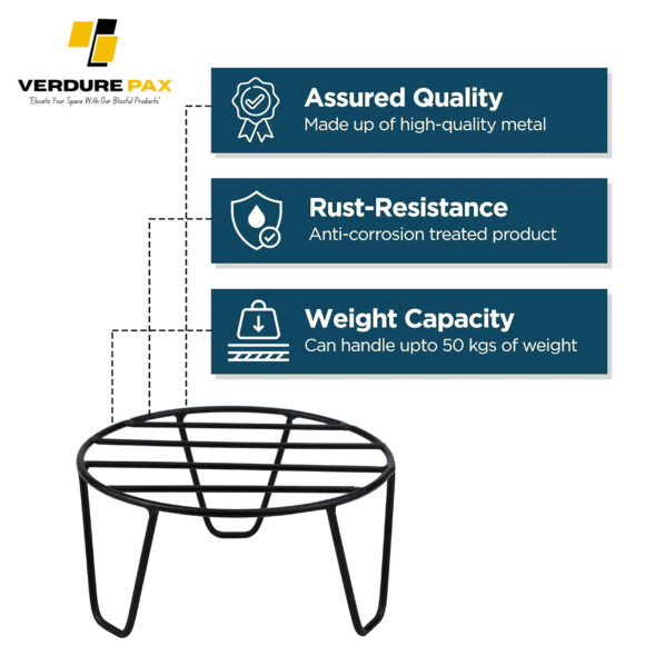 VERDURE PAX CIRCULAR TYPE SINGLE POT STAND - Image 2