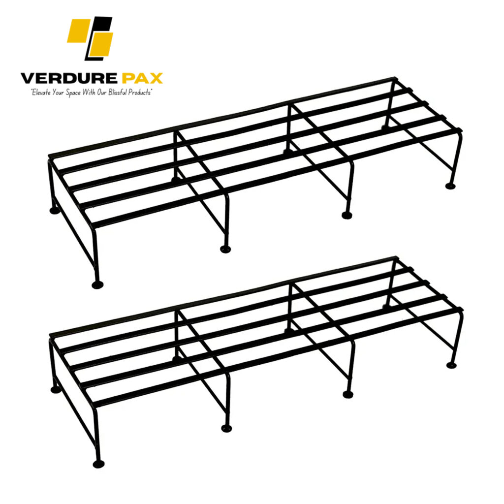 VERDURE PAX RECTANGULAR SUB STRENGTH METAL FLOWER  POT STAND