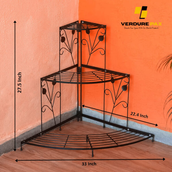 VERDURE PAX CORNER METAL STAND FOR COMPACT SPACES - Image 4