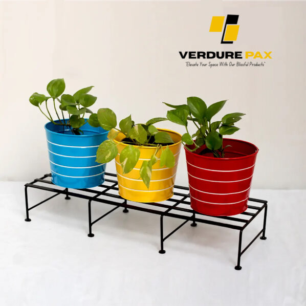 VERDURE PAX RECTANGULAR SUB STRENGTH METAL FLOWER  POT STAND - Image 6
