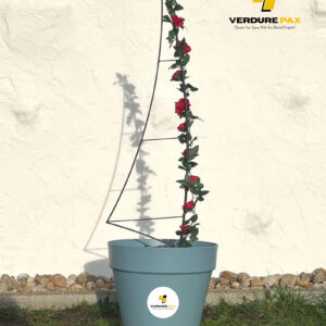 VERDURE PAX Climbing Aid Garden Metal Black Sail Trellis Flowers Climbing Plants Roses Ground Plug Climbing Aid Flower Holder Trellis