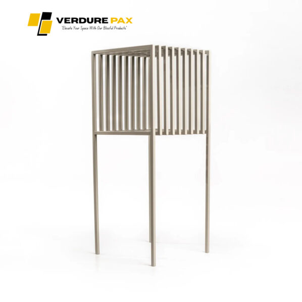 VERDURE PAX Plant Stand | Metal Art Pedestal | Minimalist Display Furniture | Small Table Metal Stand - Image 7