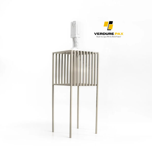 VERDURE PAX Plant Stand | Metal Art Pedestal | Minimalist Display Furniture | Small Table Metal Stand - Image 10
