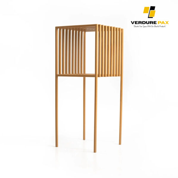 VERDURE PAX Plant Stand | Metal Art Pedestal | Minimalist Display Furniture | Small Table Metal Stand - Image 12
