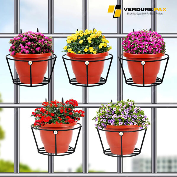 VERDURE PAX AIRNEST RAILING POT HANGING HOLDERS