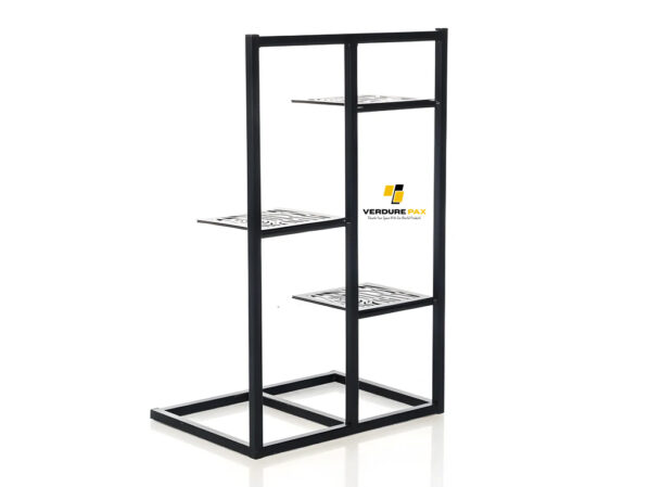 VERDURE PAX Metal Flower Pot, Plant Stand, Adjustable Palnter Stand, Multi Plant Stand, indoor flower shelf, outdoor step rack, flower pot stand, metal flower shelf - Image 3