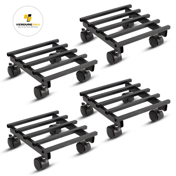 VERDURE PAX SQUERE MOVABLE WHEEL WHEEL HEAVY DUTY PLANT STAND - Image 6