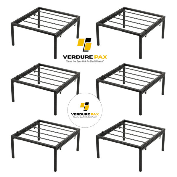 VERDURE PAX SQUERE METAL POT STAND INDOOR AND OUT DOOR (Assemble) - Image 8