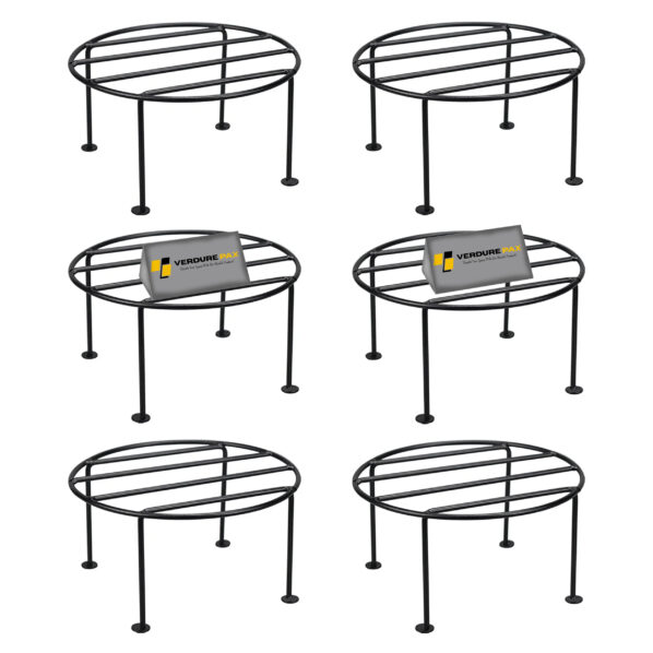 VERDURE PAX CIRCULAR SINGLE LEG METAL FLOWER POT STAND - Image 3