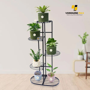 VERDURE PAX 4 TIER PLANTS METAL POT STAND