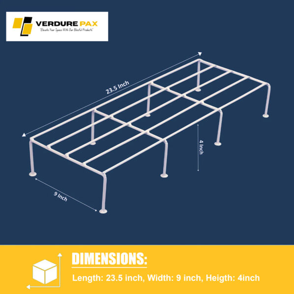 VERDURE PAX RECTANGULAR METAL FLOWER POT STAND - Image 22