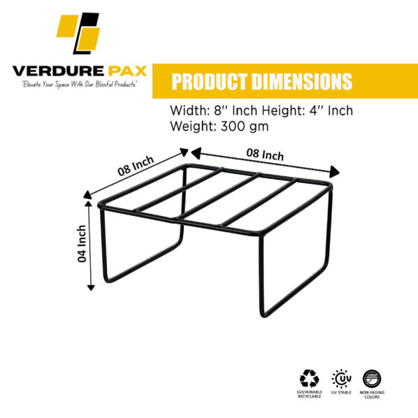 VERDURE PAX DURABLE EASY METAL ROD POT STAND INDOOR AND OUT DOOR - Image 6