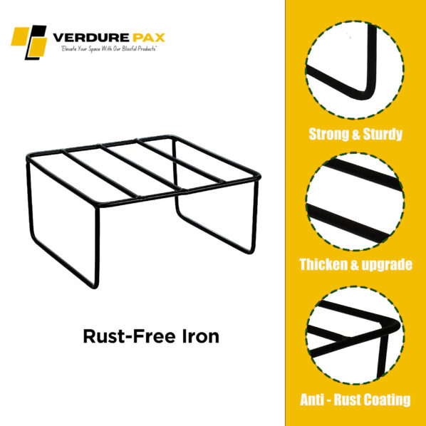 VERDURE PAX DURABLE EASY METAL ROD POT STAND INDOOR AND OUT DOOR - Image 4