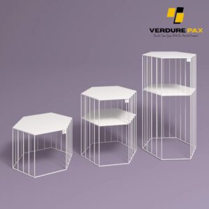 VERDURE PAX Indoor/Outdoor Iron Planter stand | Handmade Flower Pot Plant Stand | Flower Pot Holder