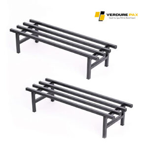 Verdure Pax Square Tube Plant Stand | Heavy Duty Iron Pot Stand for Balcony, Home Decor, Indoor and Outdoor Use